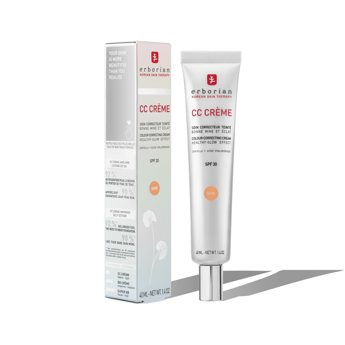 ERBORIAN CC Crème dorée 45ml - Erborian | BeautyForYou.ma