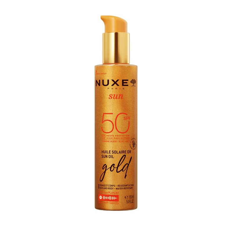 Nuxe SUN - Huile bronzante SPF50 or visage et corps150ML - Nuxe | BeautyForYou.ma