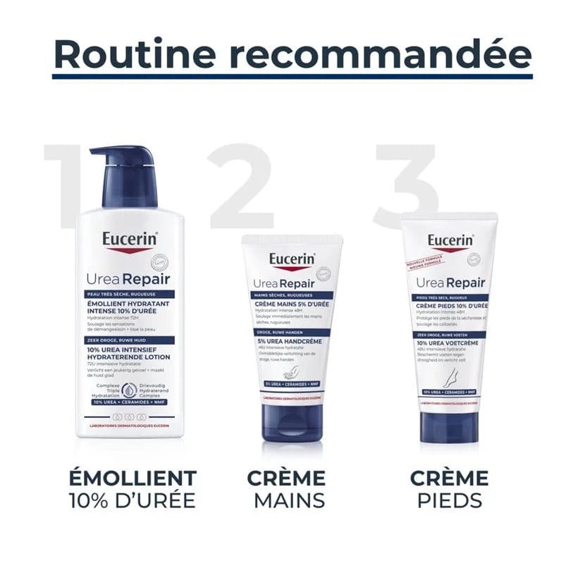 EUCERIN UreaRepair PLUS Crème Mains 5% d'Urée - 63382B