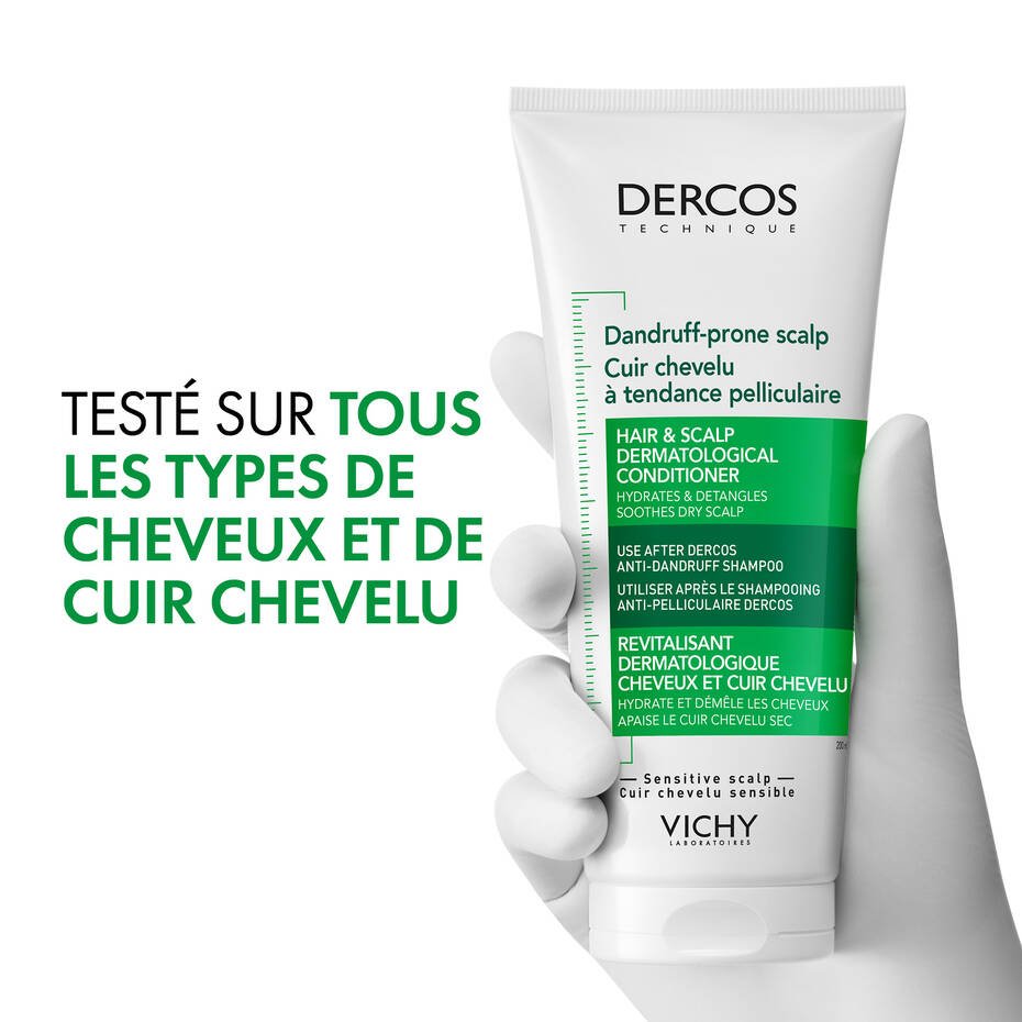VICHY DERCOS ANTI PELLICULAIRE APRES SHAMPOING TRAITANT 200 ML - Vichy Dercos | BeautyForYou.ma