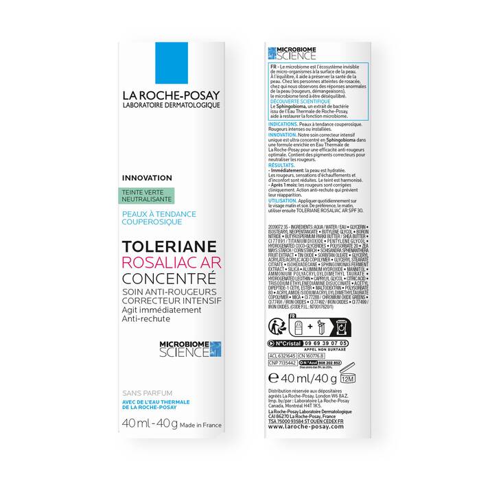 Toleriane Rosaliac ar concentré soin anti - rougeurs correcteur intensif 40 ML - La Roche - Posay | BeautyForYou.ma