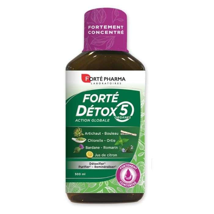 FORTE PHARMA FORTE DETOX ACTION GLOBALE X5 ORGANES 500 ML - Forté Pharma | BeautyForYou.ma