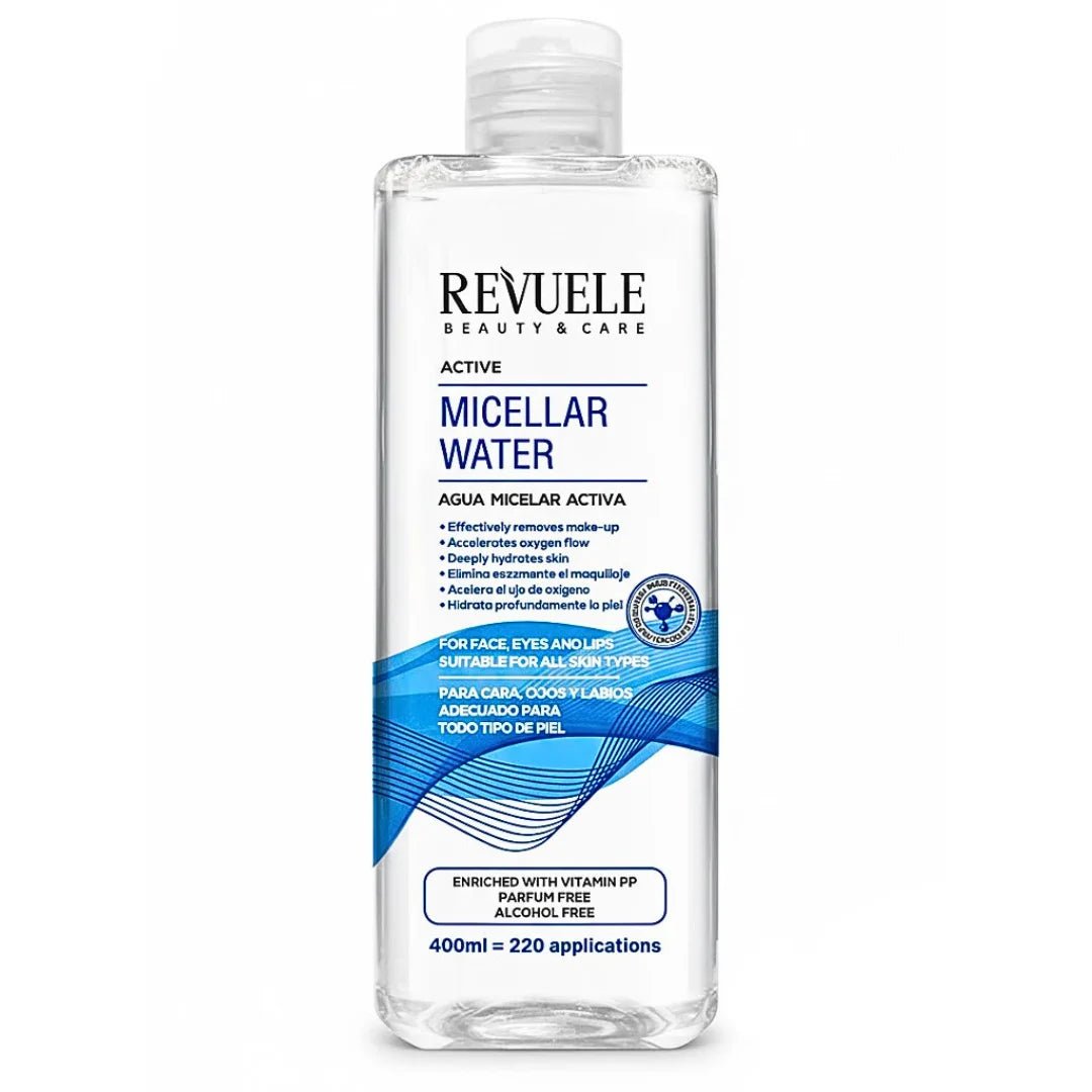 REVUELE MICELLAR WATER ACTIVE, 400ml - Revuele | BeautyForYou.ma