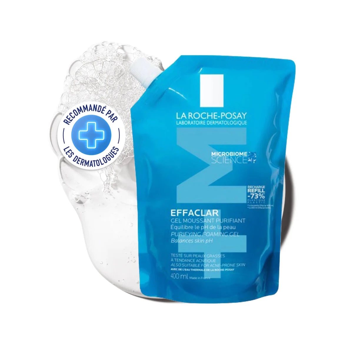 La Roche - Posay Effaclar Gel Moussant Peau Grasse Acnéique Recharge | 400ml - La Roche - Posay | BeautyForYou.ma