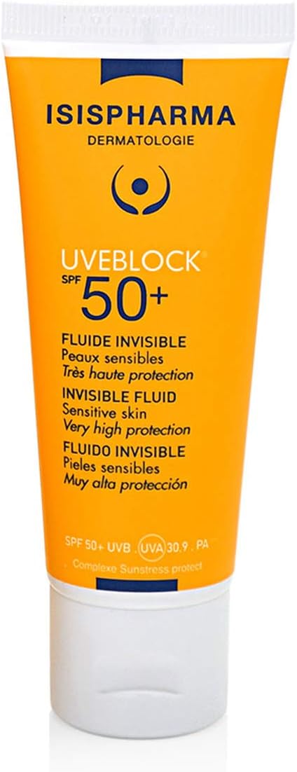 ISISPHARMA UVEBLOCK SPF 50+ Fluide Invisible 40 ml - ISISPHARMA | BeautyForYou.ma