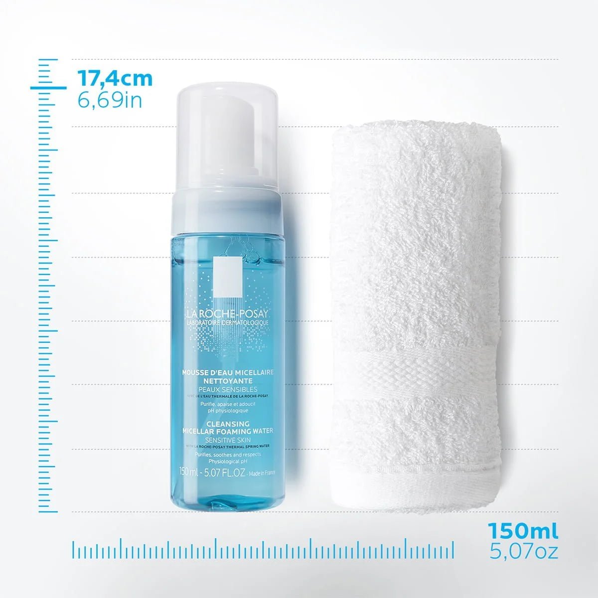 La Roche - Posay MOUSSE D’EAU MICELLAIRE NETTOYANTE 150ML - La Roche - Posay | BeautyForYou.ma