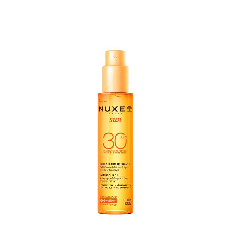 Nuxe SUN - Huile bronzante SPF30 visage & corps 150ml - Beauty For You | BeautyForYou.ma