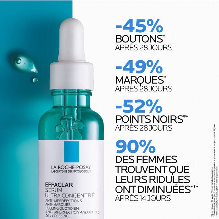 EFFACLAR Sérum à l'Acide Salicylique Ultra Concentré - La Roche - Posay | BeautyForYou.ma