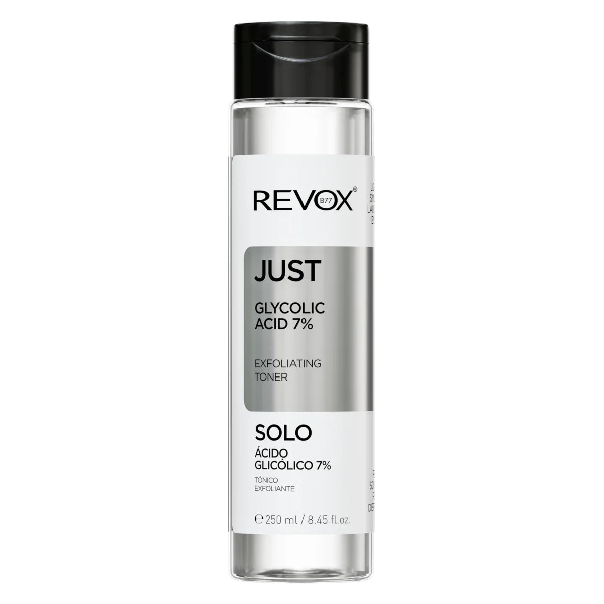 REVOX B77 JUST GLYCOLIC ACID 7% EXFOLIATING TONER 250ML - Revox | BeautyForYou.ma