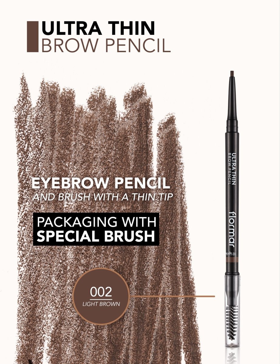 ULTRA THIN BROW PENCIL LIGHT BROWN 02 - 8690604572113