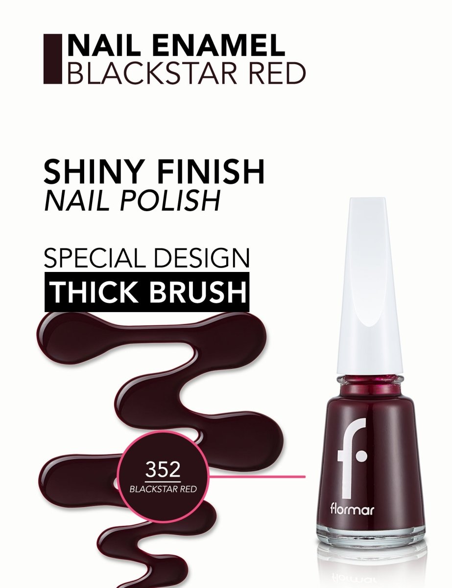 FLORMAR FNE - 352 BLACKSTAR RED NEW - 8682536035934