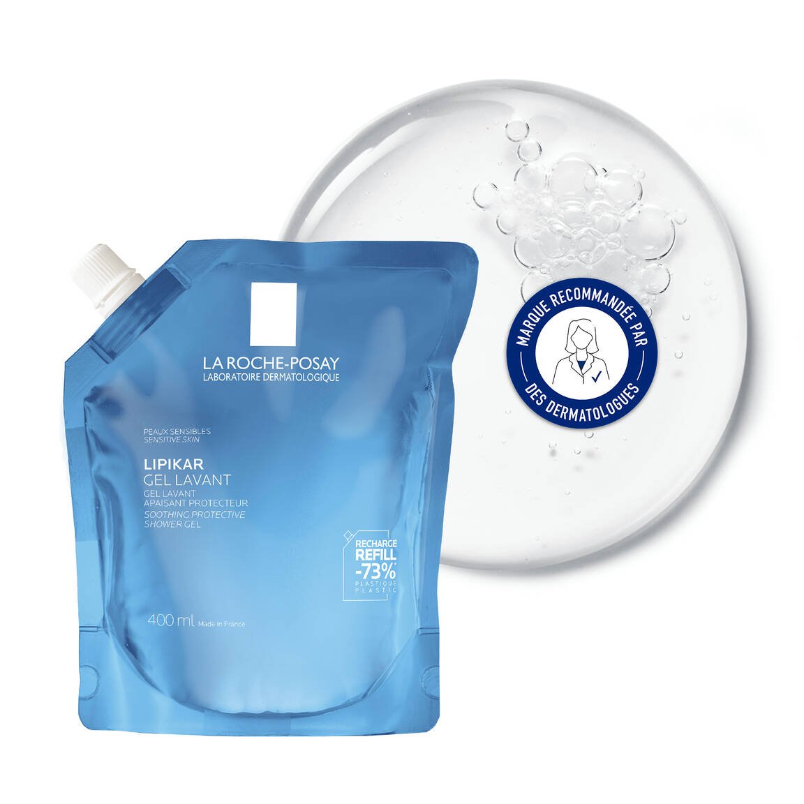 La Roche - Posay lipikar refill gel lavant 400ml - La Roche - Posay | BeautyForYou.ma