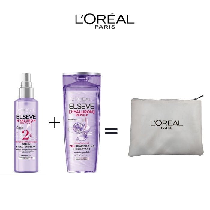 Serum hyaluronic + Shampoing 200 ML + Trousse - L'Oréal Paris | BeautyForYou.ma
