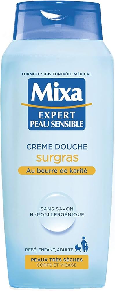 Mixa Expert Peau Sensible Crème Douche Surgras Au Beurre De Karité 400ml - Mixa | BeautyForYou.ma