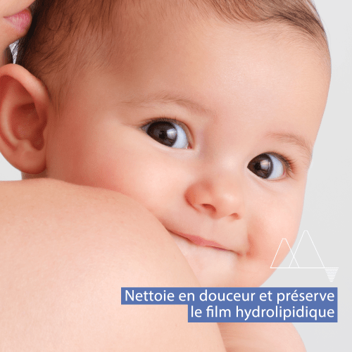 Crème moussante pour le bain du bébé – sans savon 1L - Uriage | BeautyForYou.ma