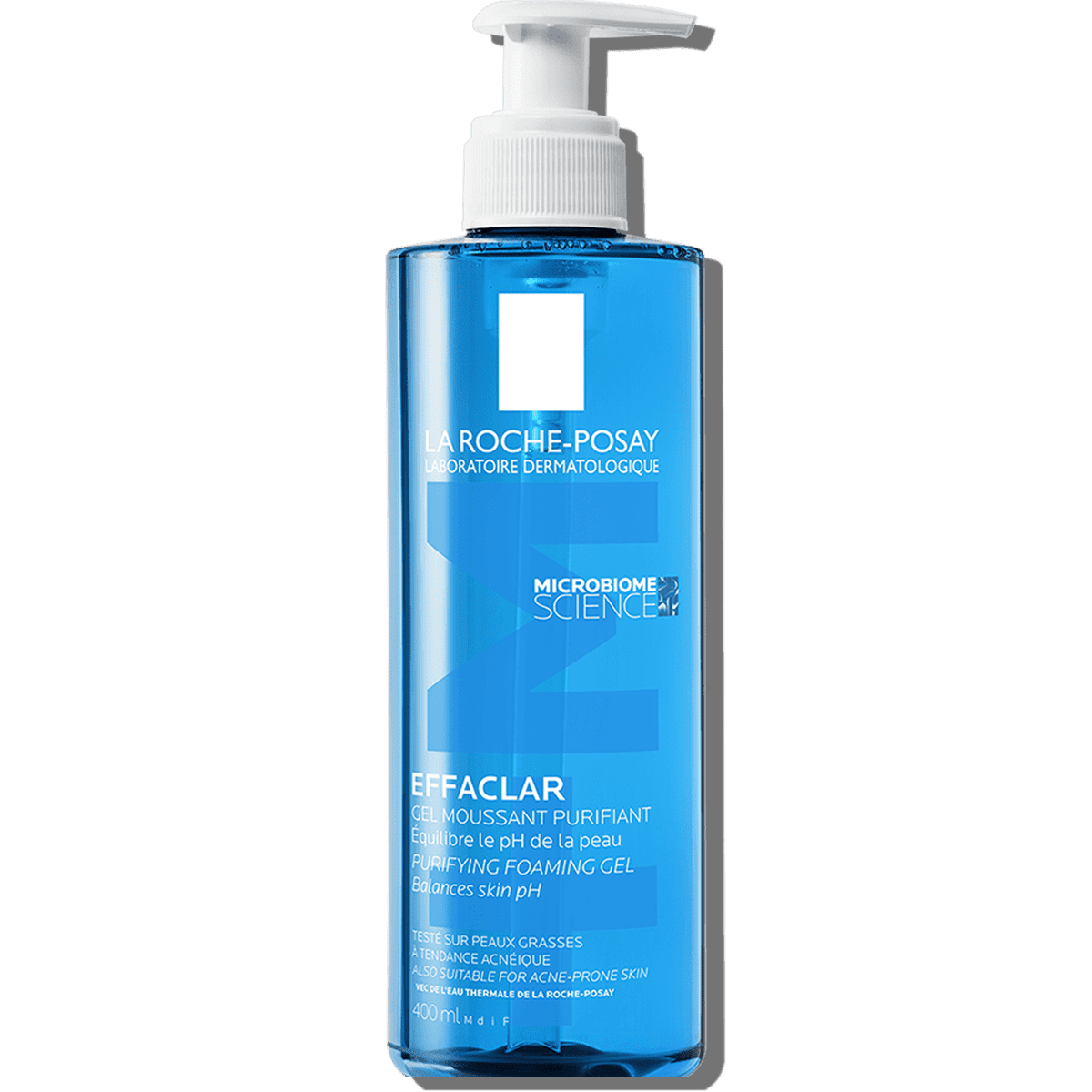 EFFACLAR GEL MOUSSANT PURIFIANT NETTOYANT PEAU GRASSE - 400 ML - La Roche - Posay | BeautyForYou.ma