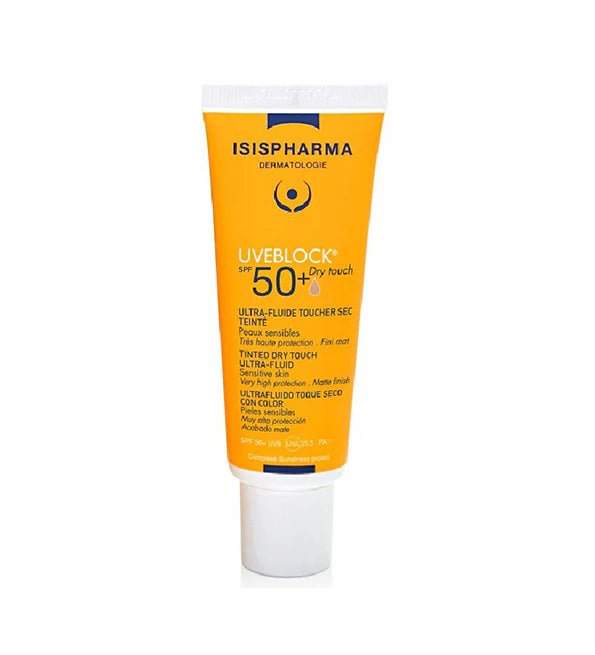 ISISPHARMA UVEBLOCK SPF50+ DRY TOUCH ULTRAFLUIDE TEINTE MEDIUM 40ML - ISISPHARMA | BeautyForYou.ma