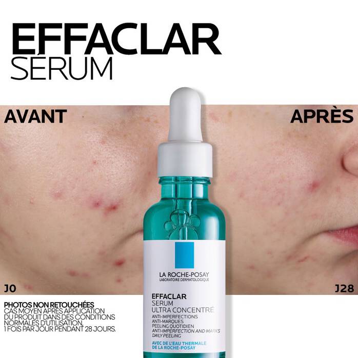 EFFACLAR Sérum à l'Acide Salicylique Ultra Concentré - La Roche - Posay | BeautyForYou.ma