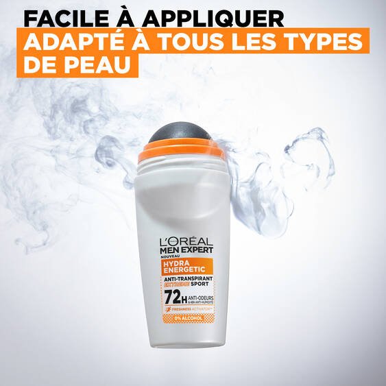 ROLL ON HYDRA ENERGETIC EXTREME SPORT 50ML - L'Oréal Paris | BeautyForYou.ma