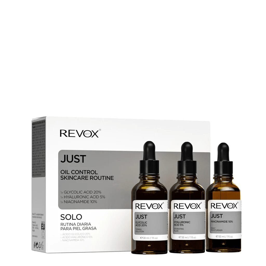REVOX PACK OIL CONTROL SKINCARE ROUTINE 3*30ml - Revox | BeautyForYou.ma