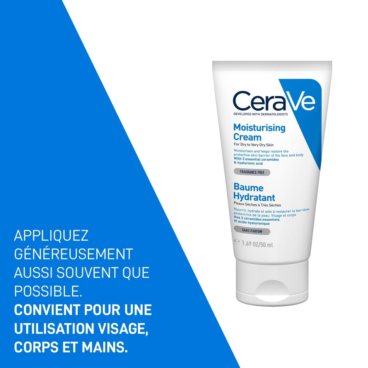 Cerave baume hydratant 50ml - Cerave | BeautyForYou.ma
