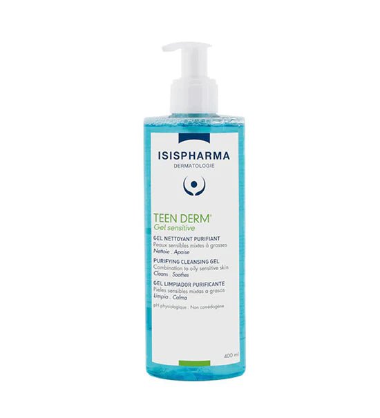 ISIS PHARMA Teen Derm Gel Sensitive 400 Ml - Beauty For You | BeautyForYou.ma