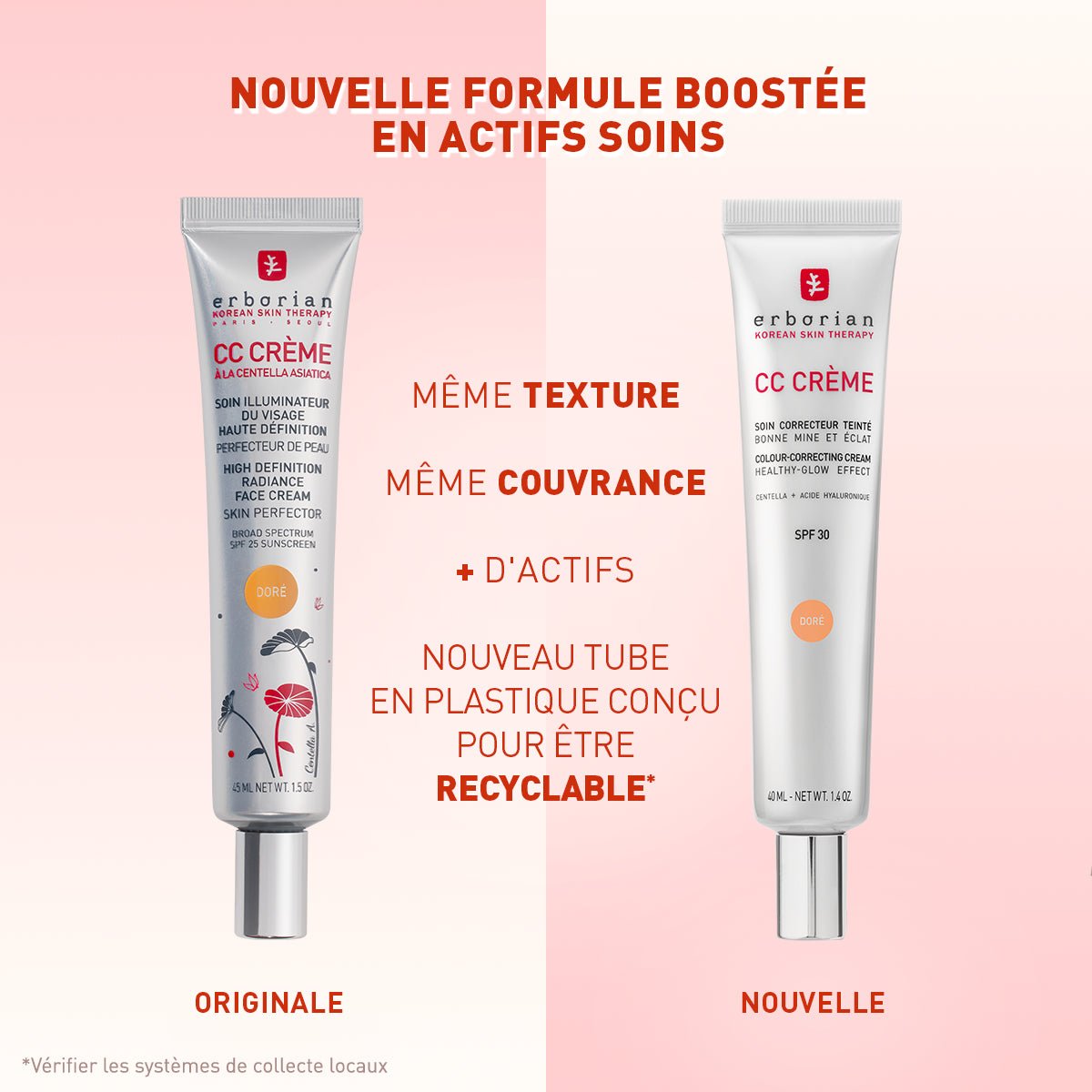 ERBORIAN CC Creme Dore R25 15ML - Erborian | BeautyForYou.ma