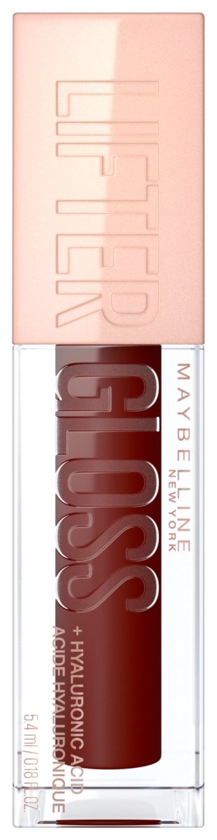 Maybelline Lifter Gloss, brillant à lèvres à l'acide hyaluronique, LIFTER GLOSS HONEY 028, 5, 4 ml - 3600531701932