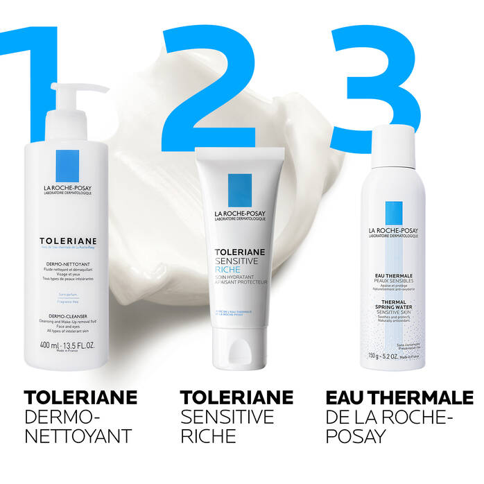 La Roche - Posay Toleriane Sensitive Riche. Soin hydratant apaisant protecteur 40 ML - La Roche - Posay | BeautyForYou.ma