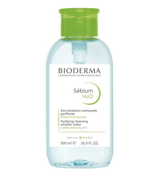Bioderma – Sebium H2O Pompe Inversée – 500 ml - Bioderma | BeautyForYou.ma