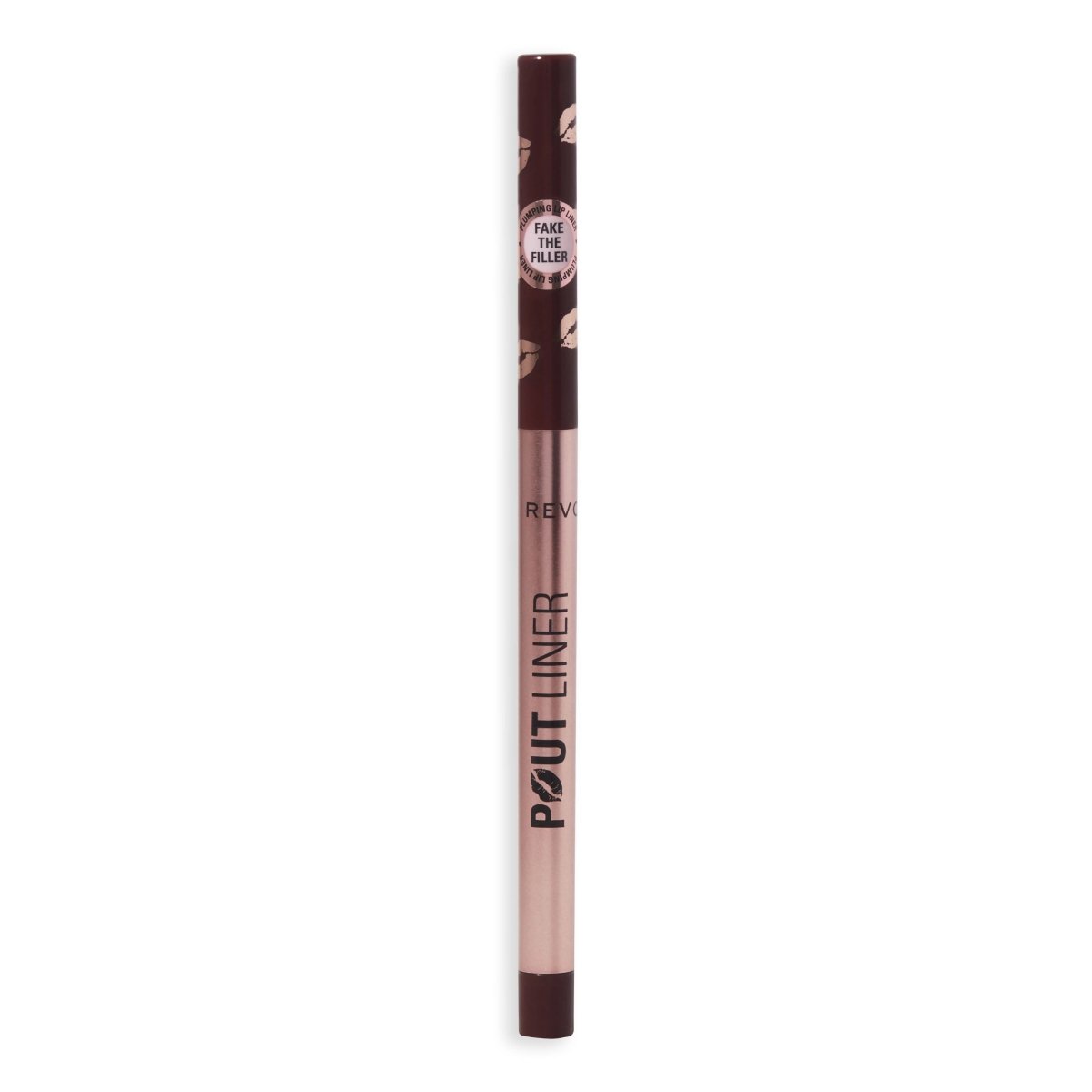 Revolution Pout Bomb Plumping Lip Liner Deepest Mauve - 5057566857048
