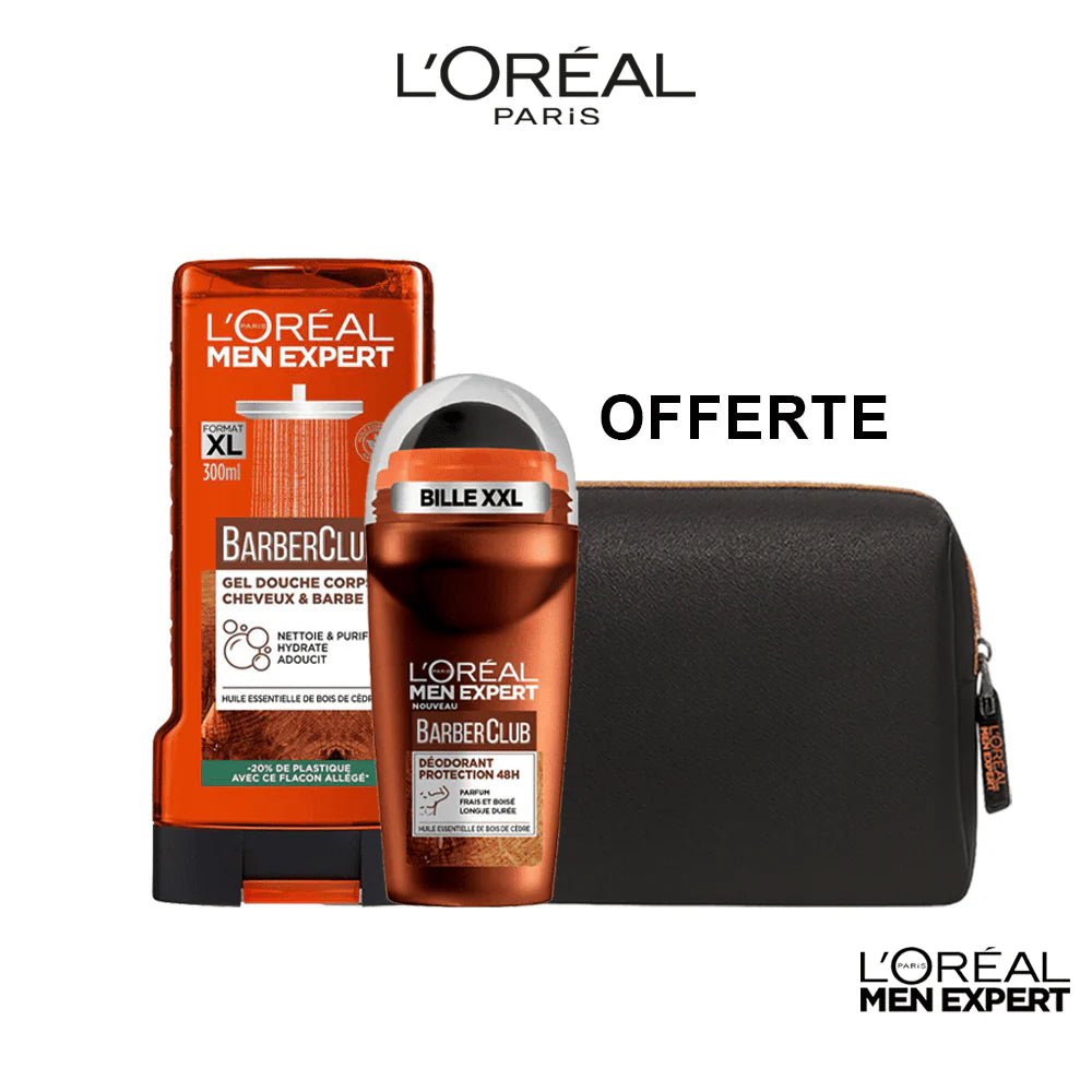 Routine Hygiène : Deodorant Barber Roll on + Shower Barber = TROUSSE OFFERTE - 6111041182564