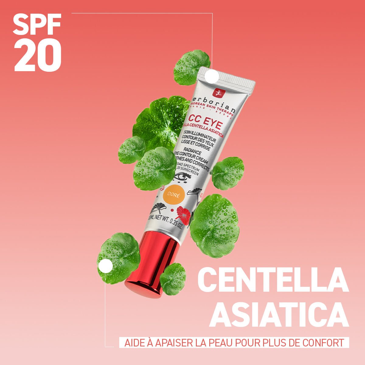 ERBORIAN CC Eye - Crème contour des yeux - dorée 10ml - Erborian | BeautyForYou.ma