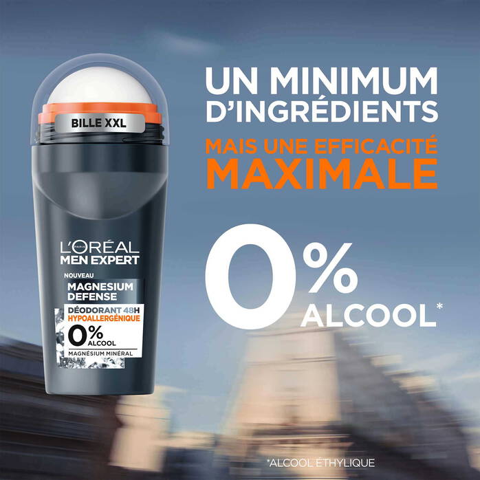 L'Oréal Paris Men Expert Magnesium Defense Déodorant Bille 48h 50ml - 3600524027094