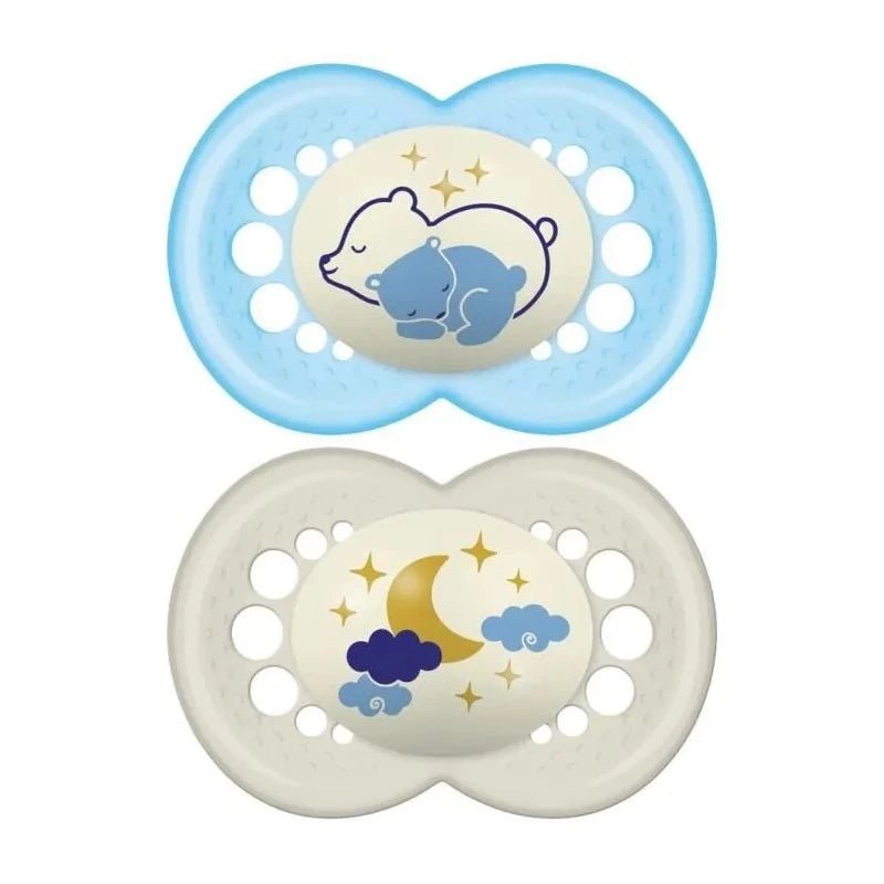 MAM Sucettes Original nuit 6 mois Couleur Bleu - MAM | BeautyForYou.ma