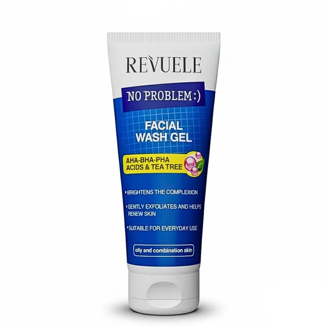 REVUELE NO PROBLEM FACIAL WASH GEL AHA - BHA - PHA ACIDS AND TE - Revuele | BeautyForYou.ma
