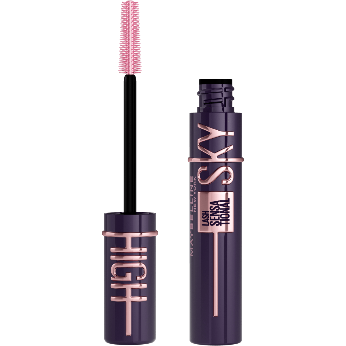 Maybelline New - York - Mascara Volume et Longueur Waterproof - Sky High Waterproof - Teinte : PLUM TWILIGHT, 6 ml - 30189355