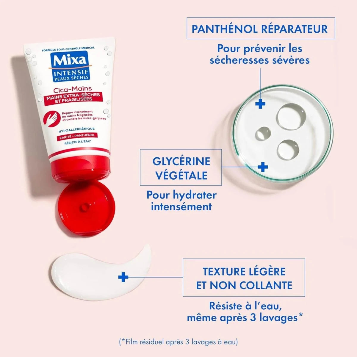 Mixa Cica Crème Mains Réparatrice Intense - 50ML - Mixa | BeautyForYou.ma