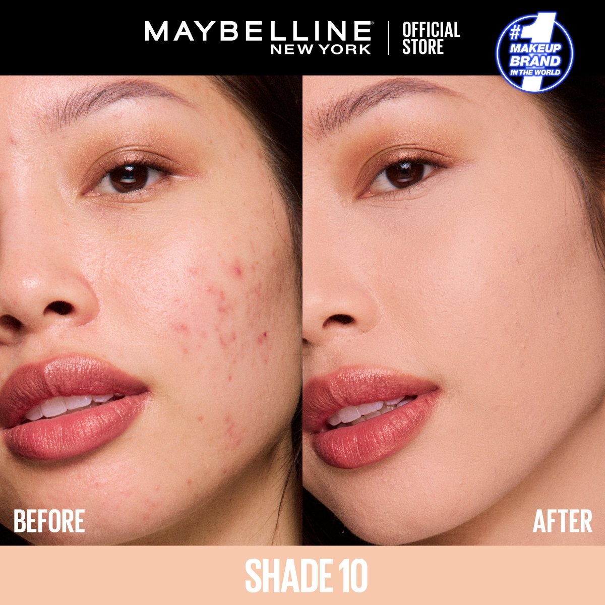 Maybelline New York - Anti - cernes Liquide Ton Sur Ton Fit Me Matte & Poreless - Teinte : Ivoire - 6,8 ml - 30096585