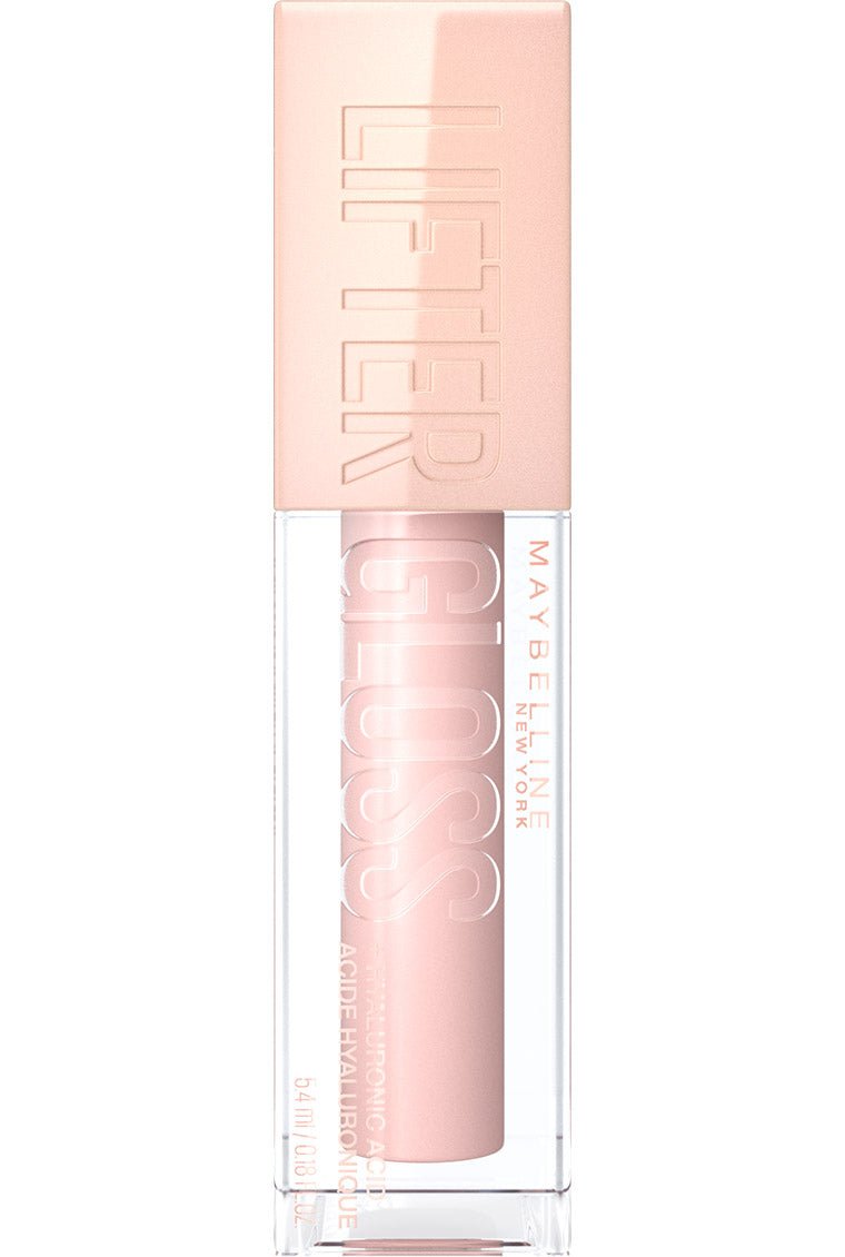 Maybelline New York - Gloss à Lèvres Hydratant & Brillance Instantanée - Enrichi en Acide Hyaluronique - Lifter Gloss - Teinte : 002 ICE - 3600531609764