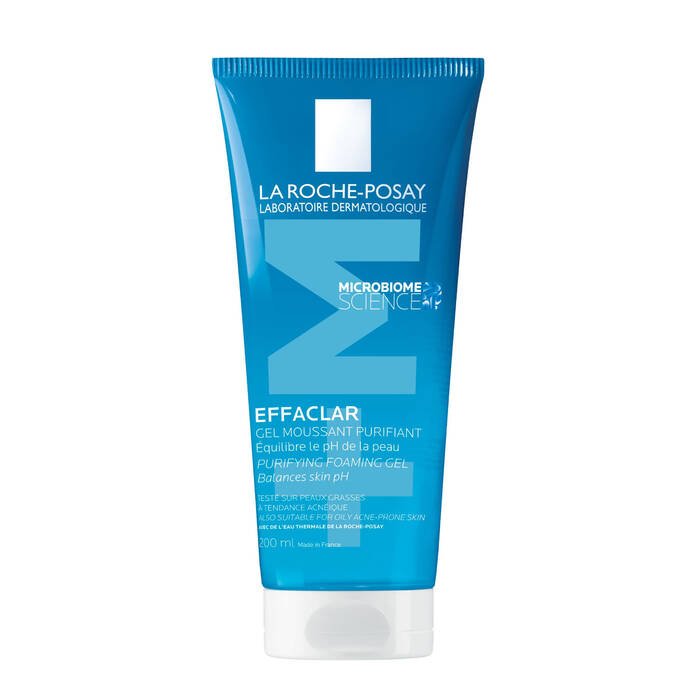 EFFACLAR GEL MOUSSANT PURIFIANT NETTOYANT PEAU GRASSE 200 ML - La Roche - Posay | BeautyForYou.ma