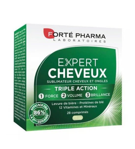 FORTE PHARMA EXPERT CHEVEUX – 28 Comprimés - Forté Pharma | BeautyForYou.ma