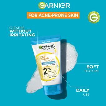 Garnier Fast Clear Daily Exfoliating Wash 50ml - Garnier | BeautyForYou.ma