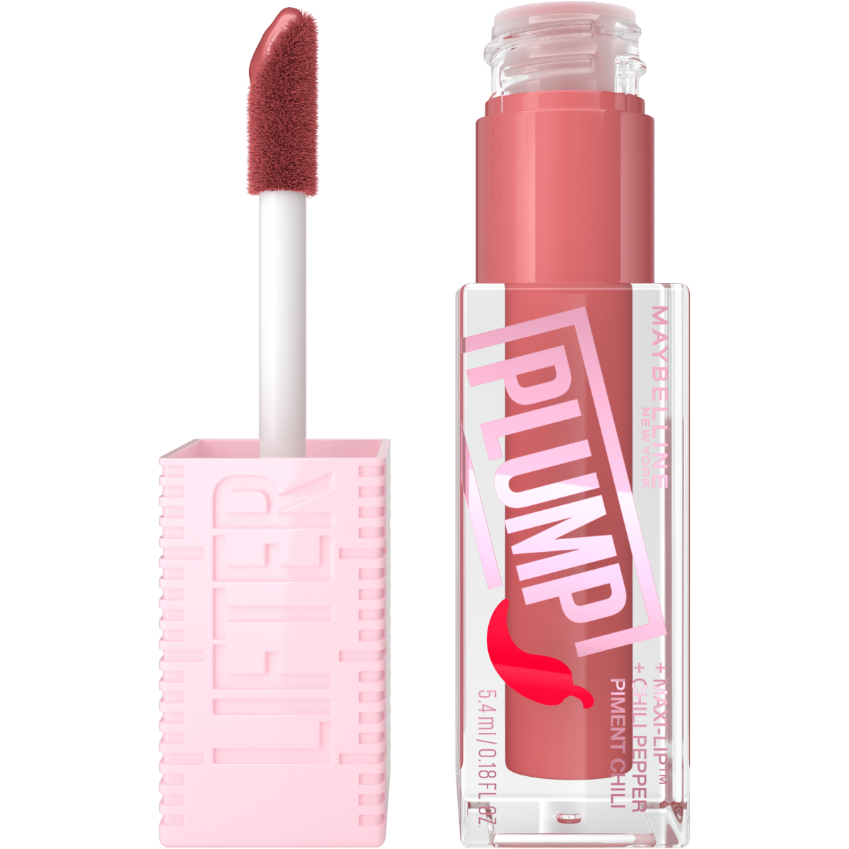 Maybelline New York Gloss Lifter Plump N°5PEACH FEVER - Maybelline | BeautyForYou.ma