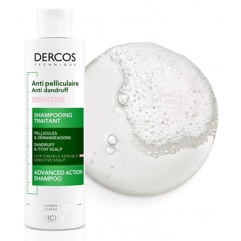 Vichy Dercos shampooing anti pelliculaire sensitive 200ml - Vichy Dercos | BeautyForYou.ma