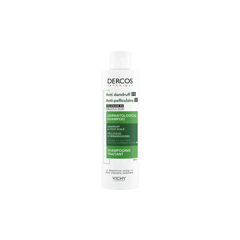Vichy Dercos shampooing antipelliculaire ds cheveux gras 200ml - Vichy Dercos | BeautyForYou.ma