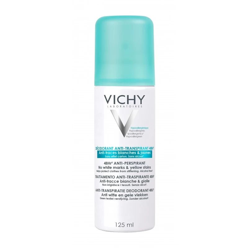 Vichy deo aerosol anti traces 125ml - Vichy | BeautyForYou.ma