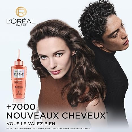 L’OREAL PARIS – Elseve Fiber Booster – Sérum Anti - Chute Cheveux Clairsemés – Hommes & Femmes - Enrichi en Aminexil - R - L'Oréal Paris | BeautyForYou.ma