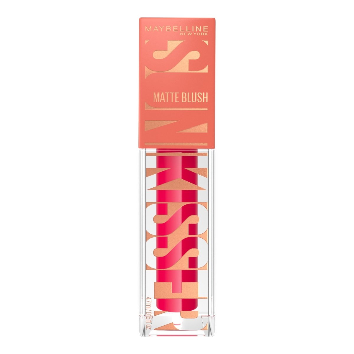 Maybelline New York - Blush Liquide 3 - en - 1 - Fini Mat Glowy - Fard à Joues, Highlighter et Bronzer - Sunkisser Hazy Matte - Teinte : 31 Hot Pink Summer - 4,7 ml - 3600531694197