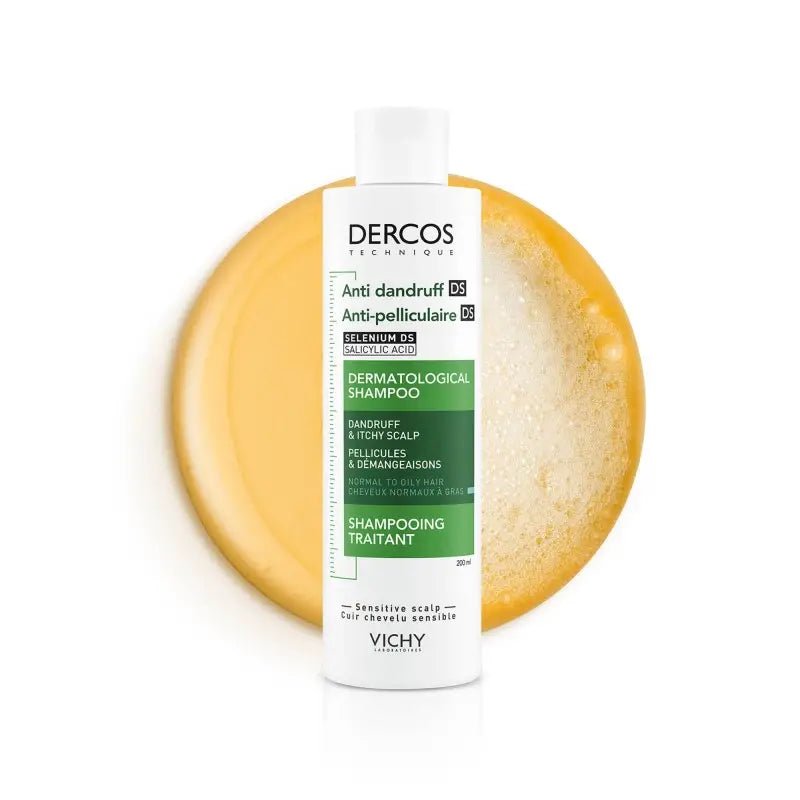 Vichy Dercos shampooing antipelliculaire ds cheveux gras 200ml - Vichy Dercos | BeautyForYou.ma